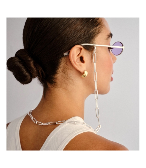 Bold Link Neck Chain Silve. Sports and fashion